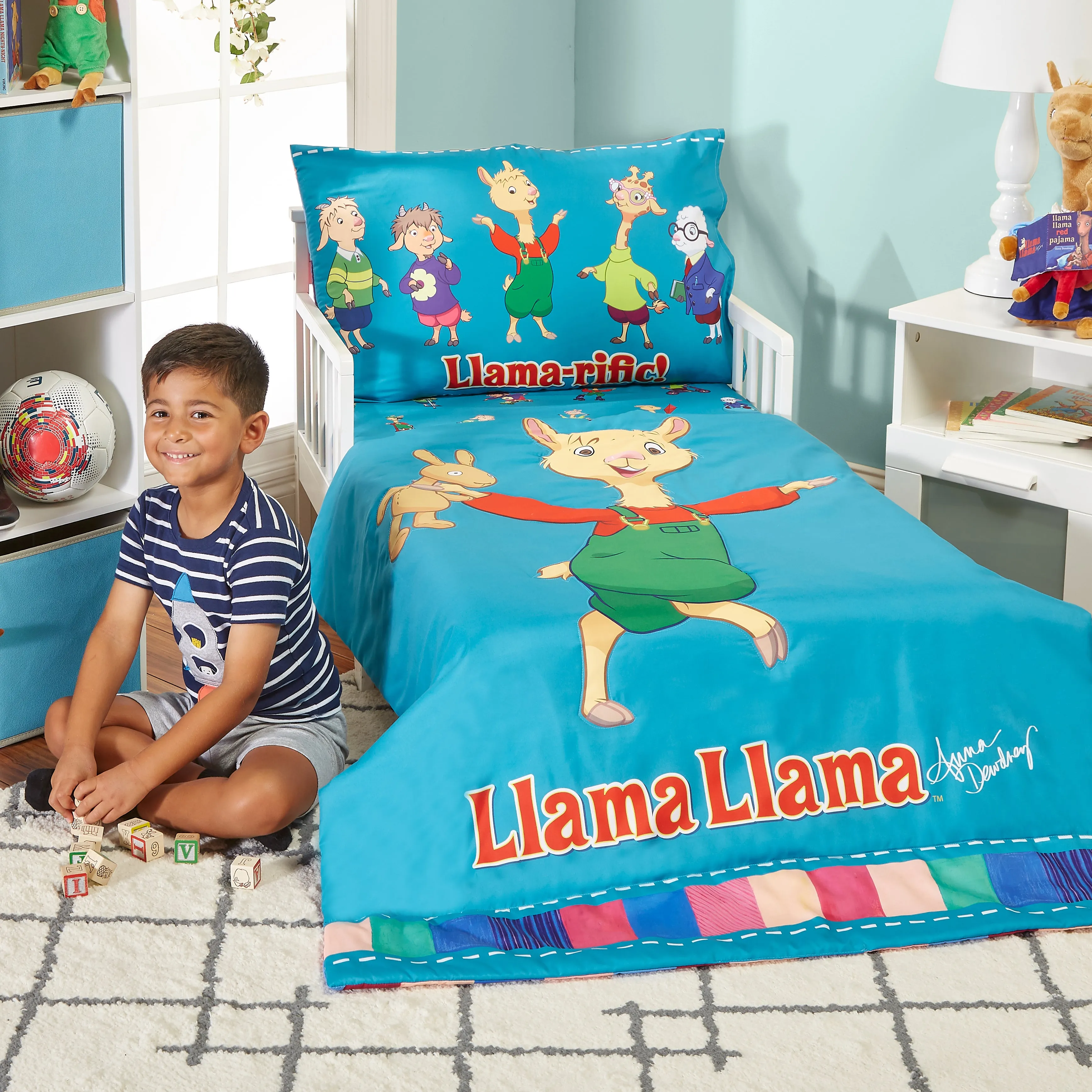 Llama Llama 4 Piece Toddler Bedding Set