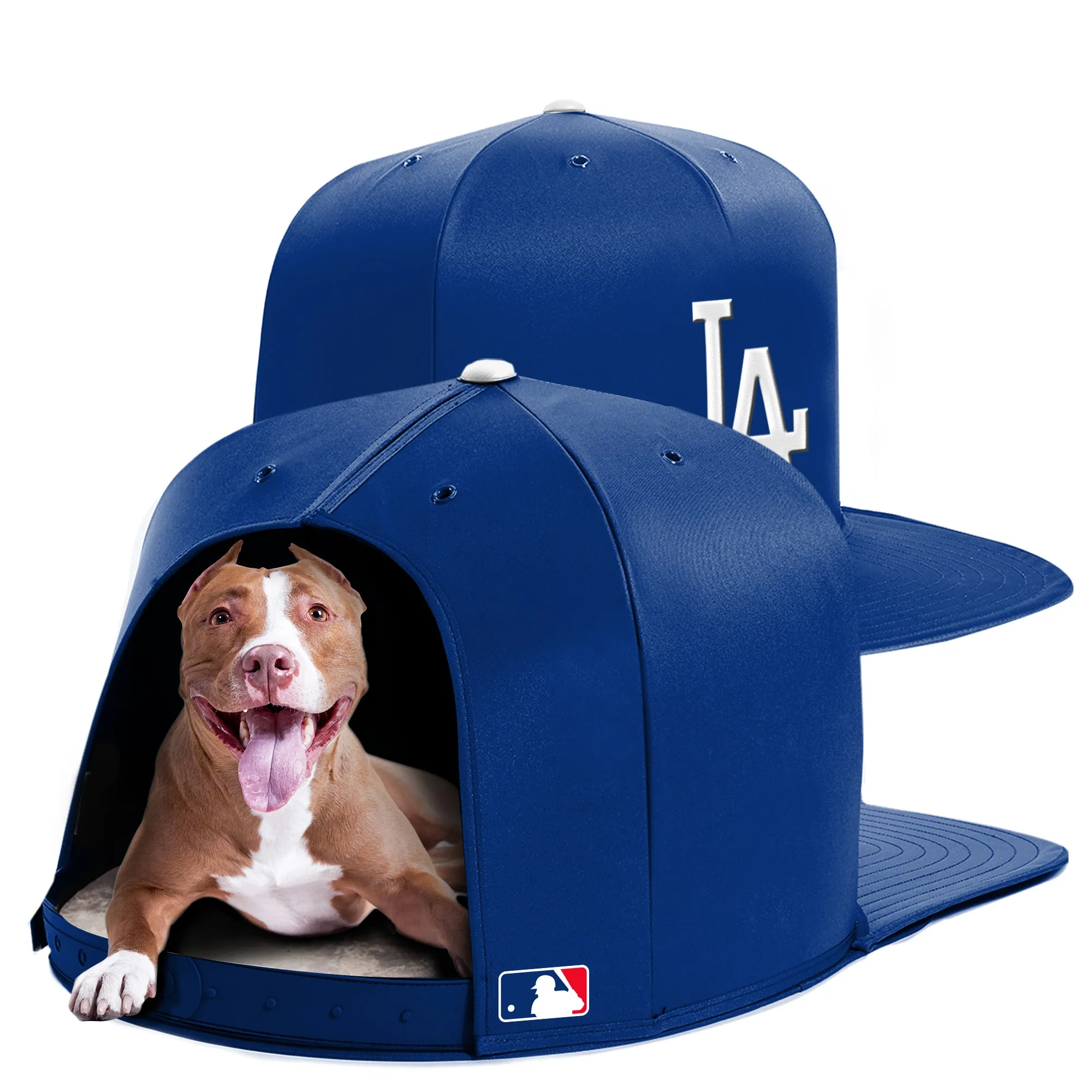 LOS ANGELES DODGERS NAP CAP PREMIUM DOG BED