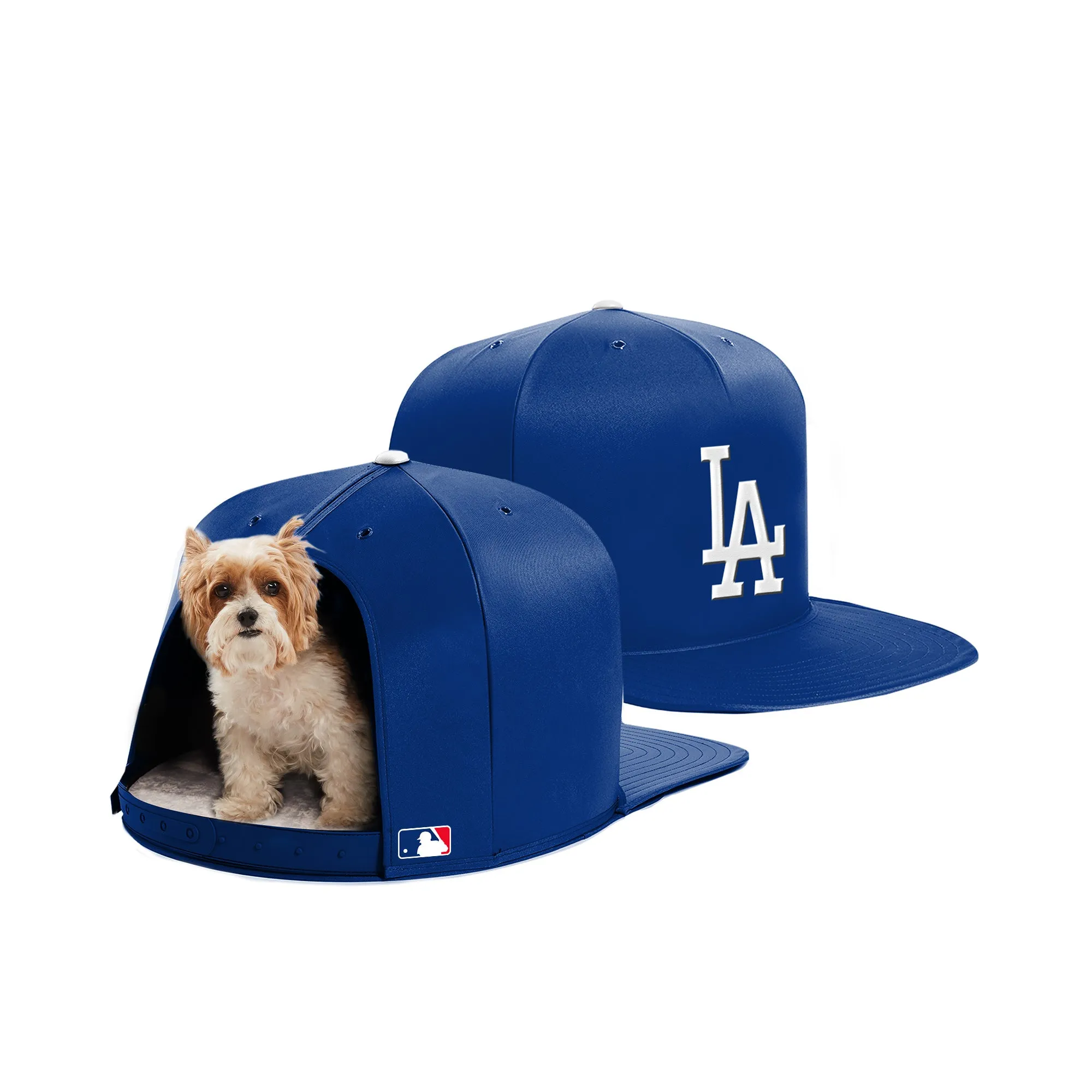 LOS ANGELES DODGERS NAP CAP PREMIUM DOG BED