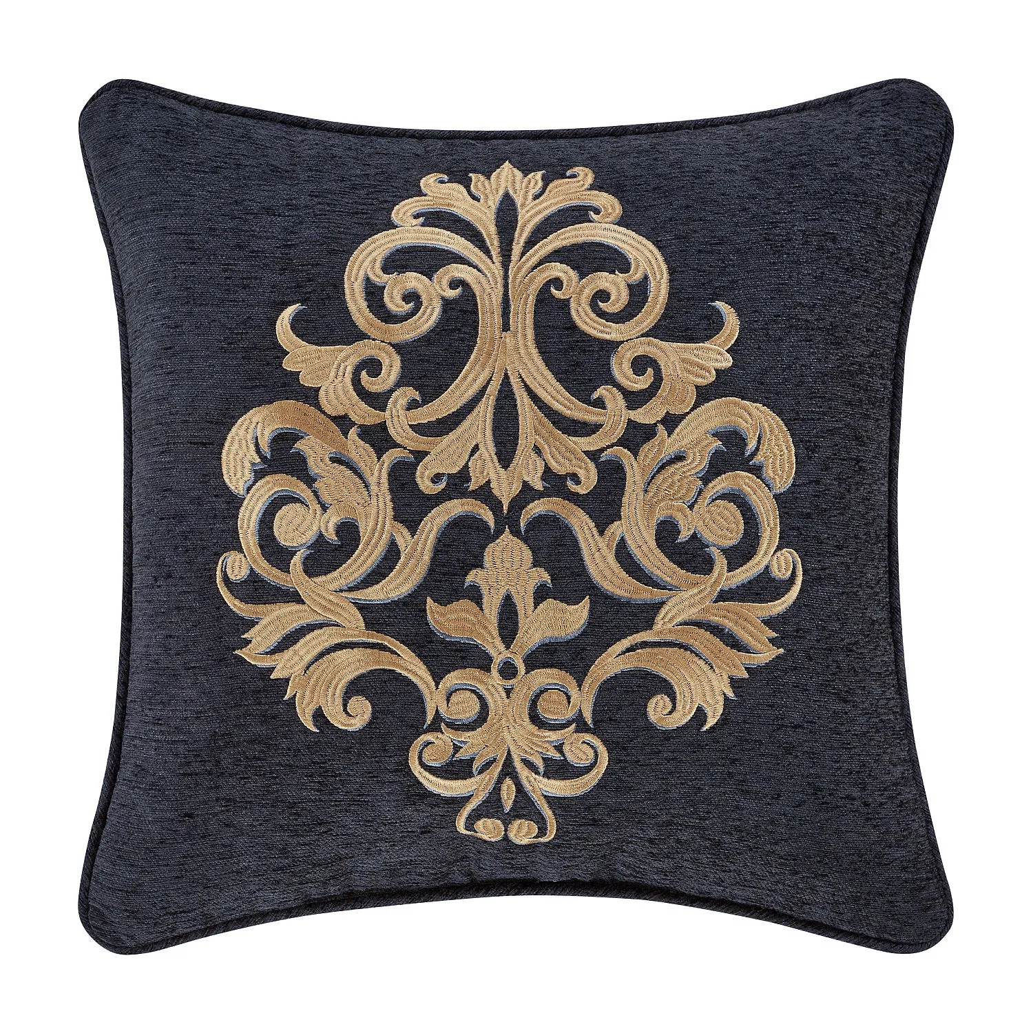 Luciana 18" Square Embellished Decorative Throw Pillow