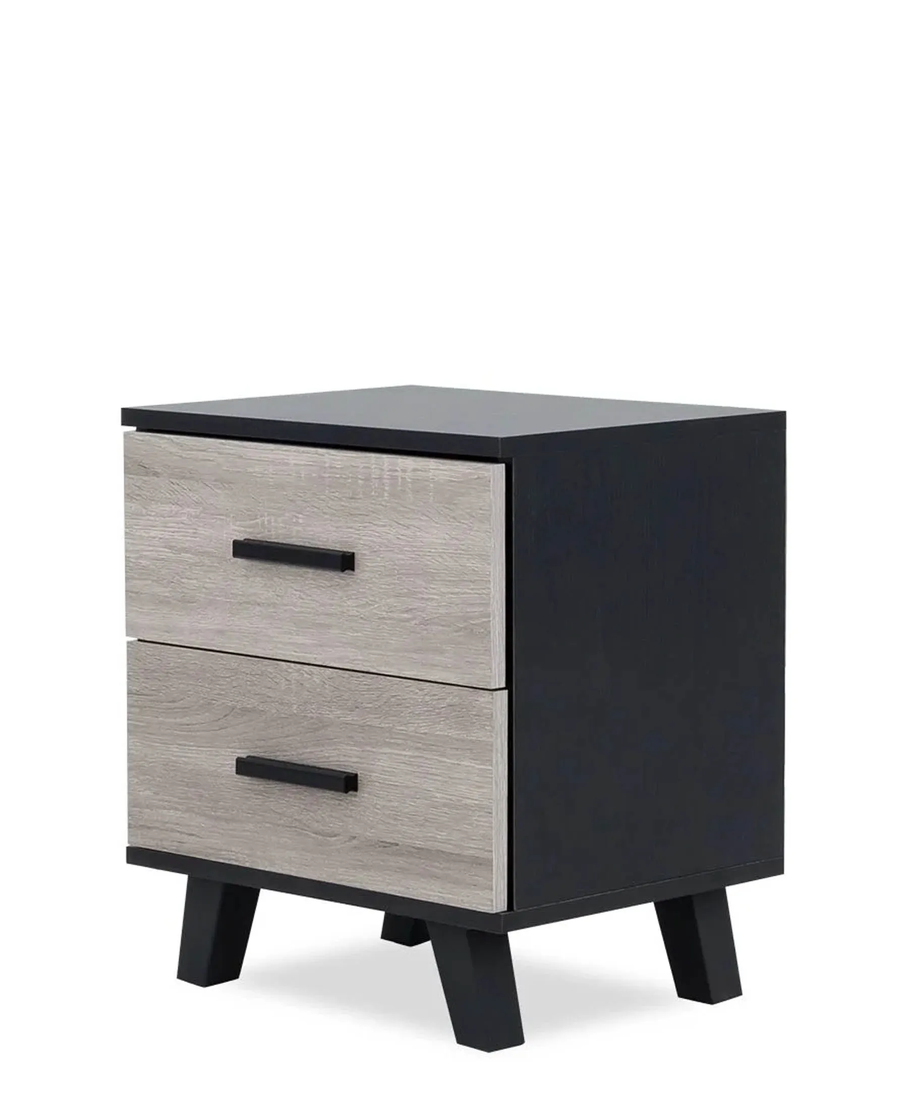 Luna Side Pedestal Black & Brown