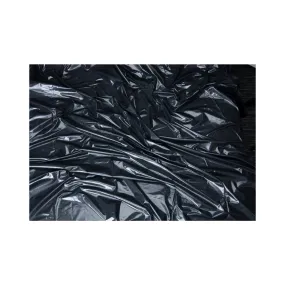 Lux Fetish Vinyl Bed Sheet California King Flat Black