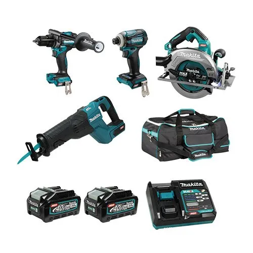 Makita DK0127G401 40V MAX XGT Li-Ion (4.0 Ah) 4 Tool Combo Kit