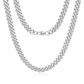 Men's Diamond Cut Necklace Chain 316L Stainless Steel/18K Gold Plated, 4/6/10Mm, 18/20/22/24/26/30 Inch