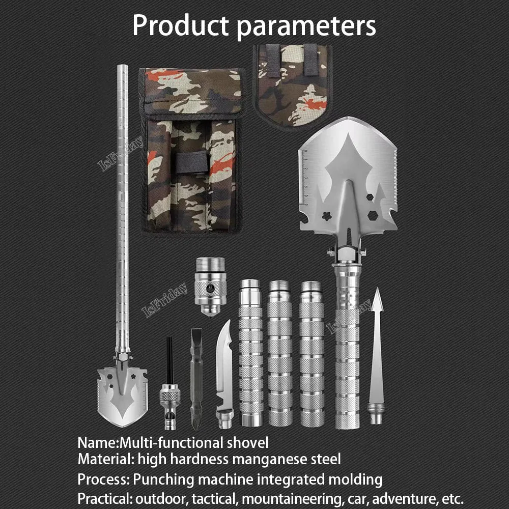 Military Tactical Multifunctional Shovel Set