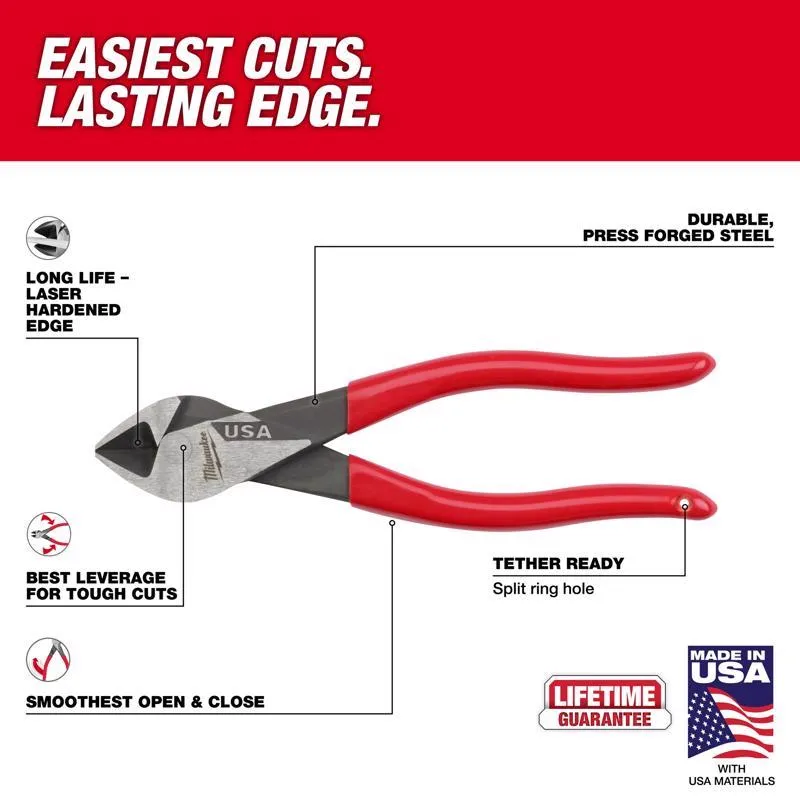 Milwaukee 7.5 in. Forged Steel Diagonal Pliers