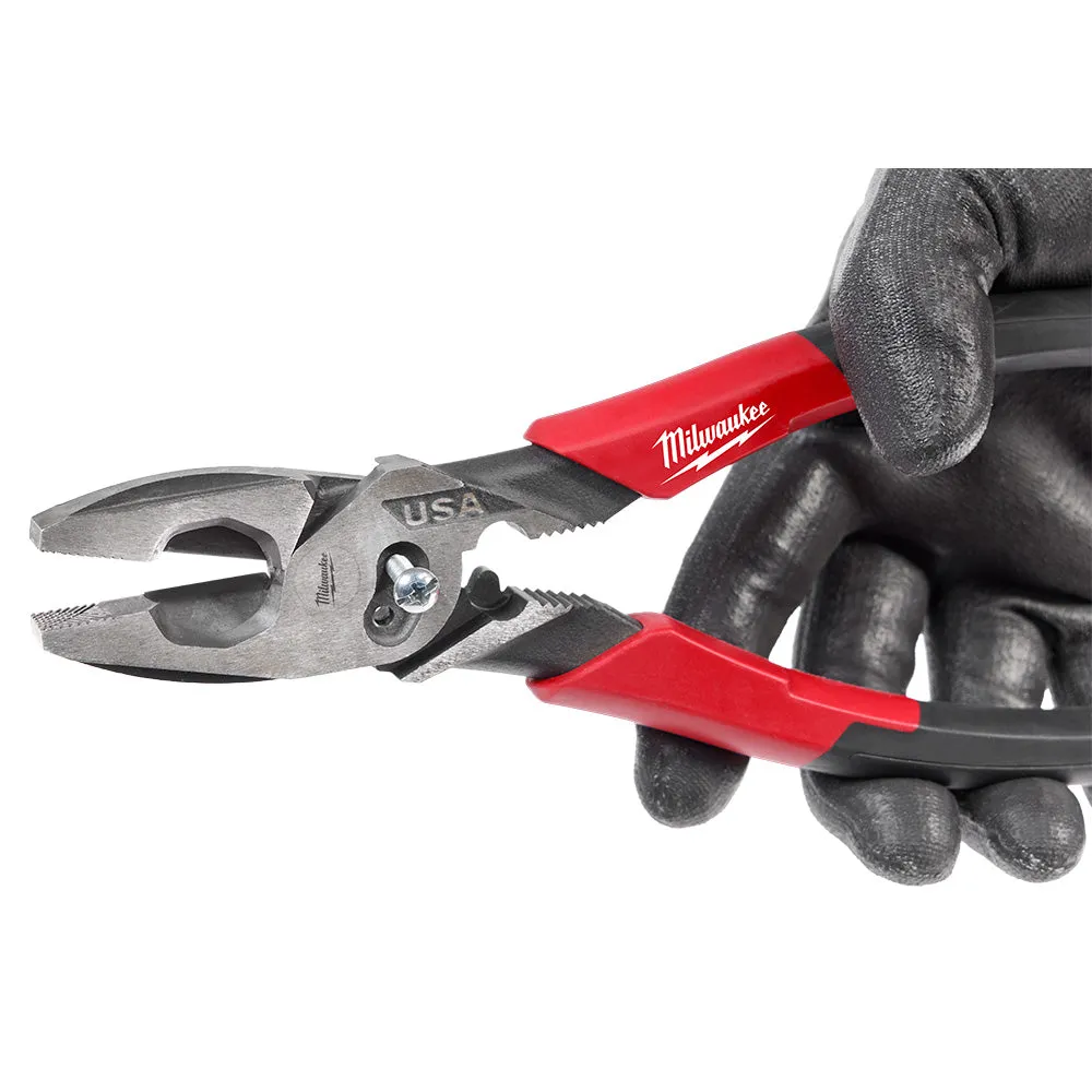 Milwaukee MT550C 9" Lineman's Comfort Grip Pliers w/ Crimper and Bolt Cutter (USA)