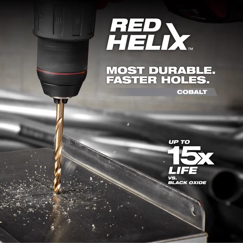 Milwaukee Red Helix 15/64 in. X 3-15/16 in. L Steel Thunderbolt Drill Bit 3-Flat Shank 1 pc