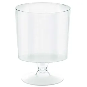 Mini Catering Pedestal Cups Clear Plastic 147ml 10pk