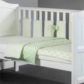 Miniuno Little Ellie Elephant 5 Piece Bedding Set - Sage Spots