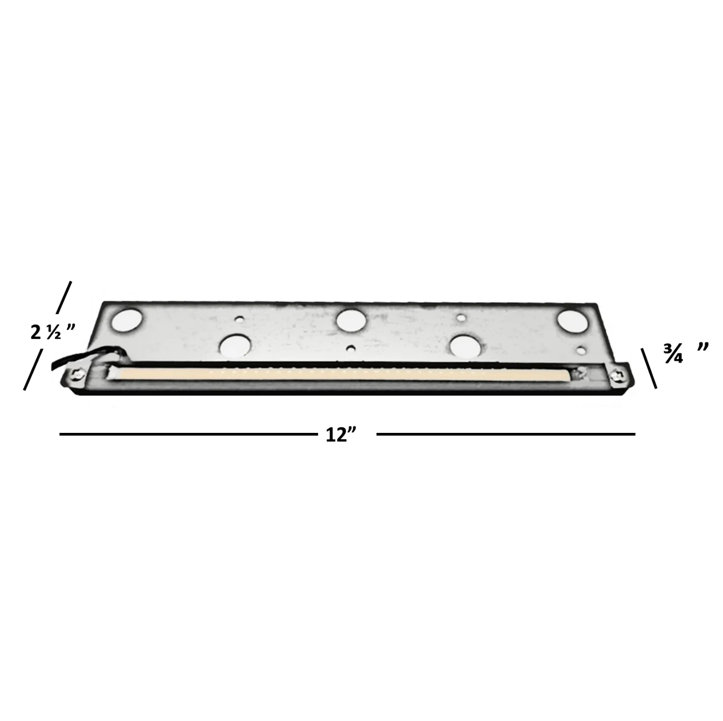 Mirabeau 12" Aluminum   SS Hardscape Step/Deck & Retaining Wall Light