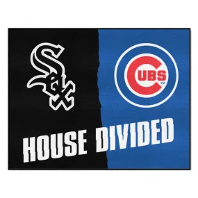 MLB House Divided - White Sox / Cubs House Divided Rug - 34 in. x 42.5 in.