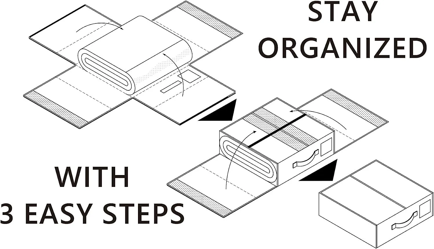 Multifunctional Foldable Bed Sheet Storage Box