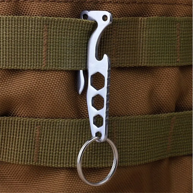 Multifunctional Outdoor Wrench Pocket Tool Keychain