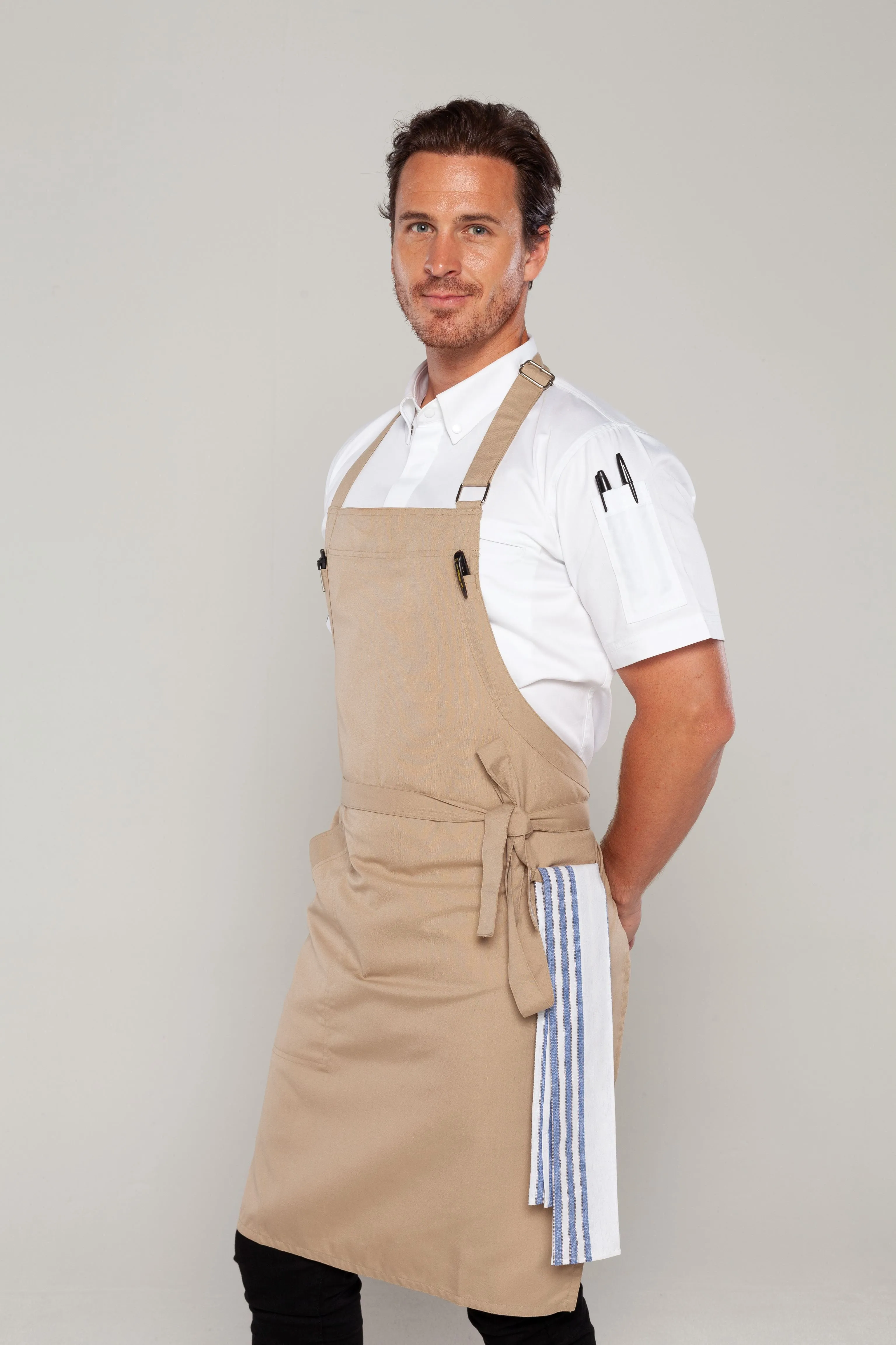 Niche Sand colour chef apron one size