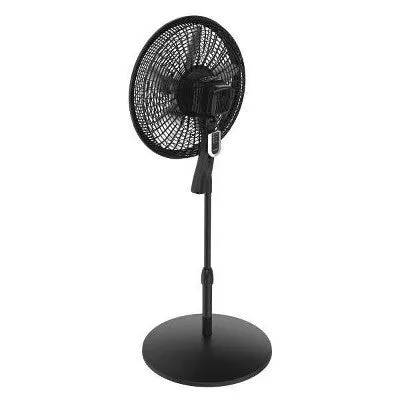 Open Box - Lasko 18" Stand Oscillating Fan Black