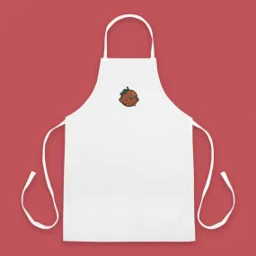 Orange Chicken Embroidered Apron