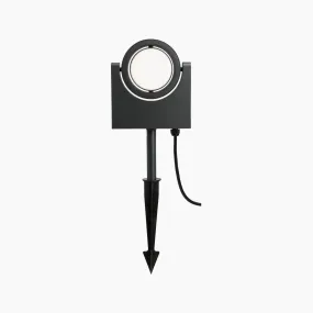 Outdoor Swivea 8W LED Garden Spotlight in Anthracite