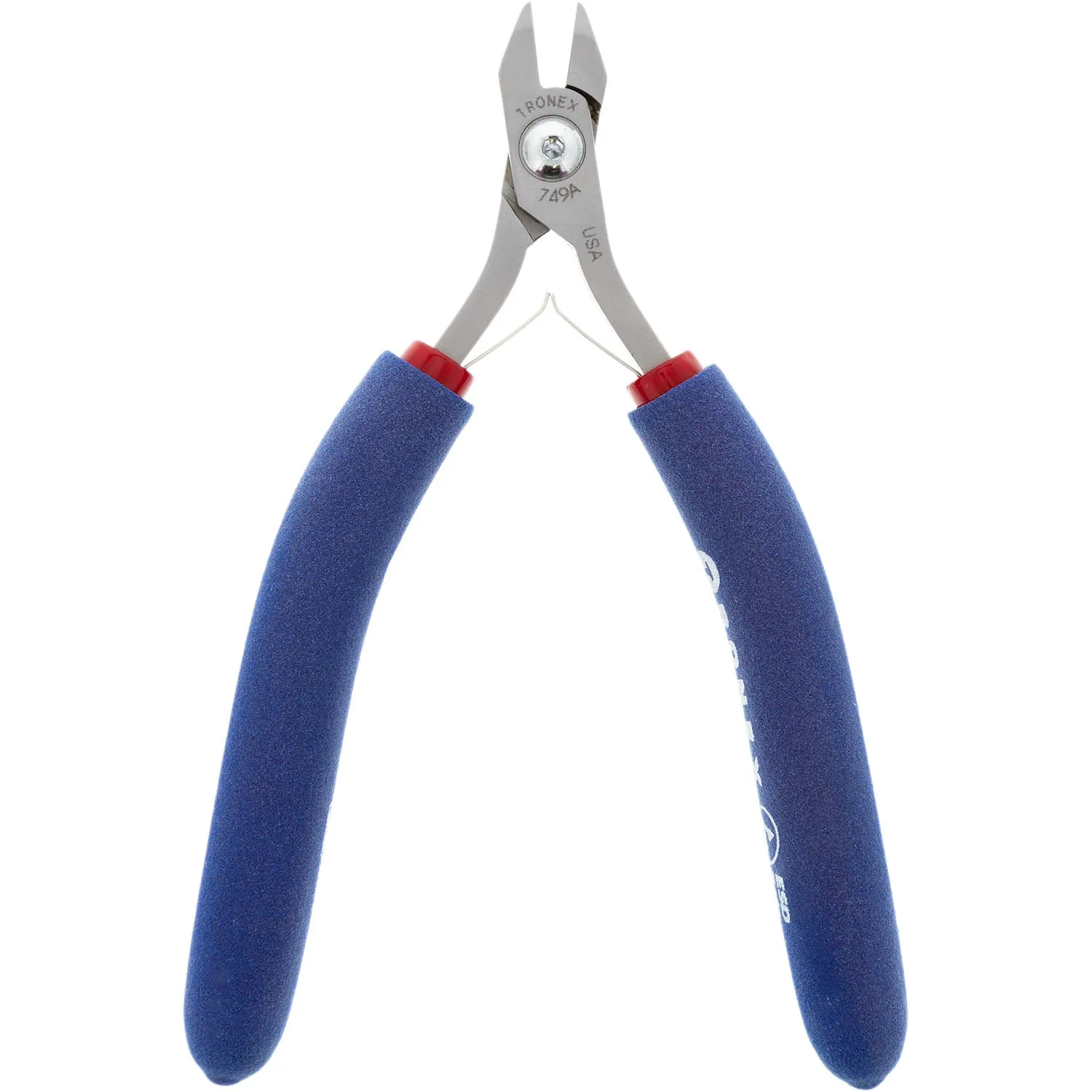 P549A/P749A • Oblique Nose Pliers - Chainmaille Stubby (Medium Duty)