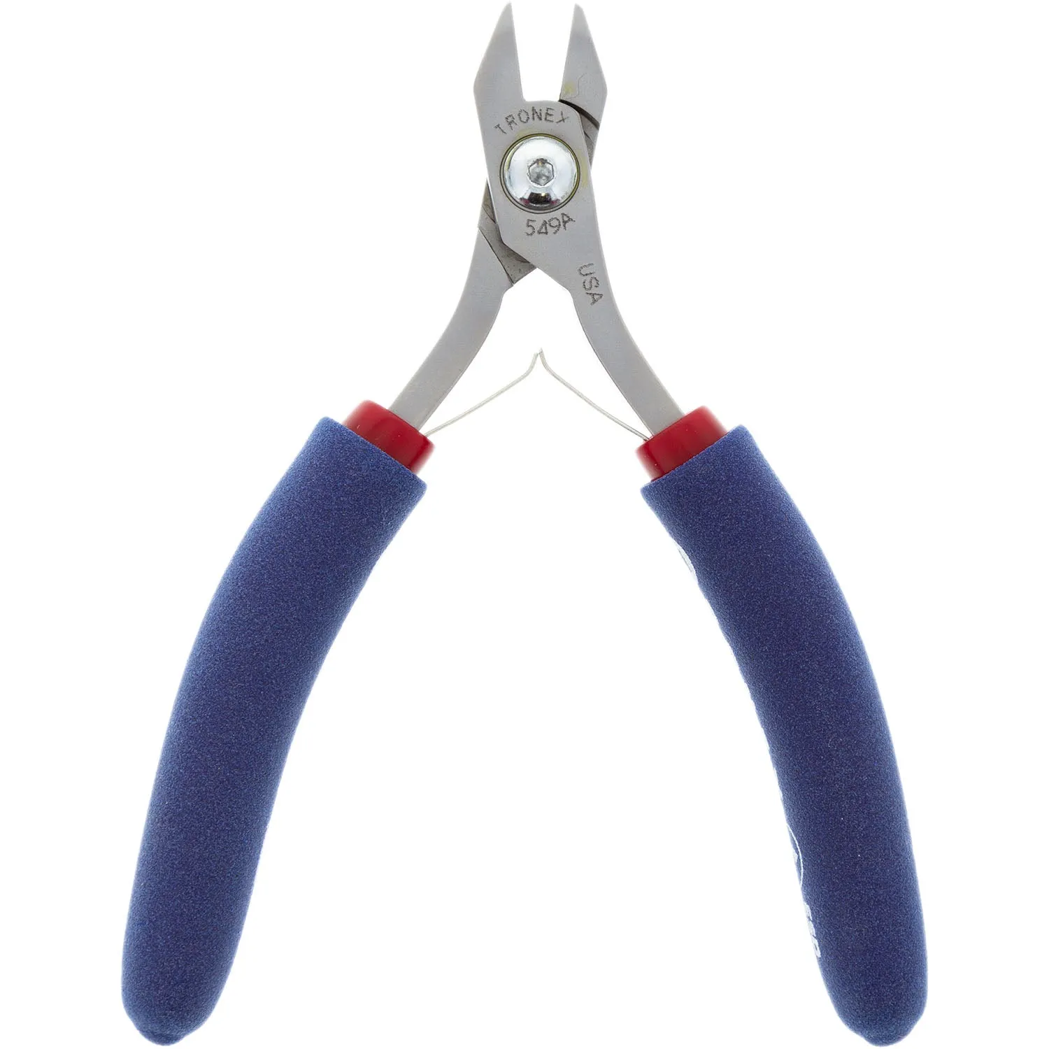 P549A/P749A • Oblique Nose Pliers - Chainmaille Stubby (Medium Duty)