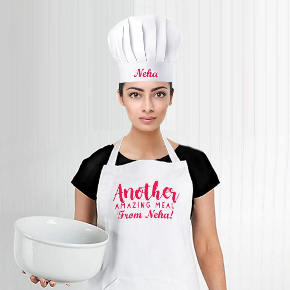 Personalized Chef Apron for Women Baking Cooking - Amazing Meal