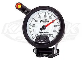 Phantom II 3-3/4" Pedestal Mount Tachometer 10,000 RPM w/ Shift Lite