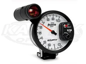 Phantom II 5" Pedestal Mount Tachometer 10,000 RPM w/ Amber Shift Light