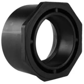 Pipe Fitting, ABS/DWV Flush Bushing, Spigot x Hub, 3 x 2-In.