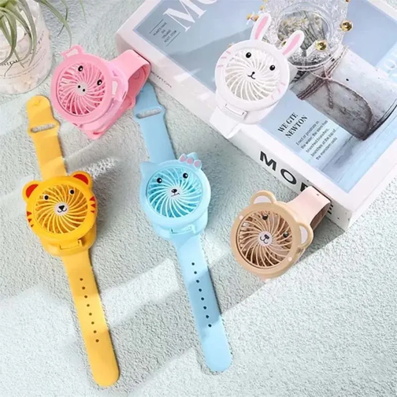 Portable Mini Fan Watch