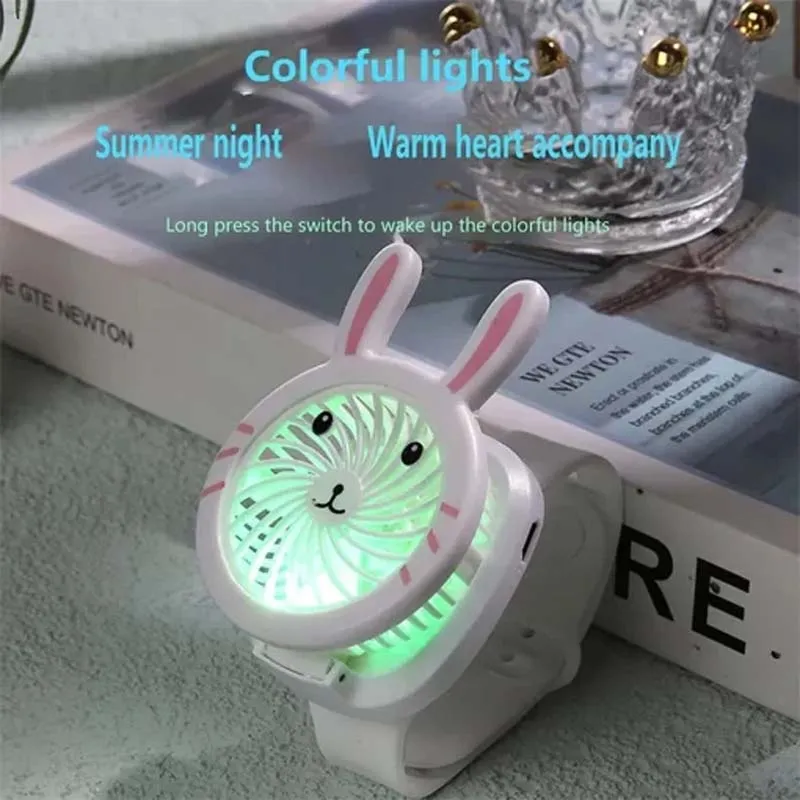 Portable Mini Fan Watch