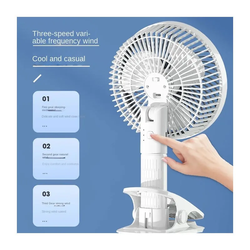 Portable Multifuction Portable Desktop Fan- Sm-15