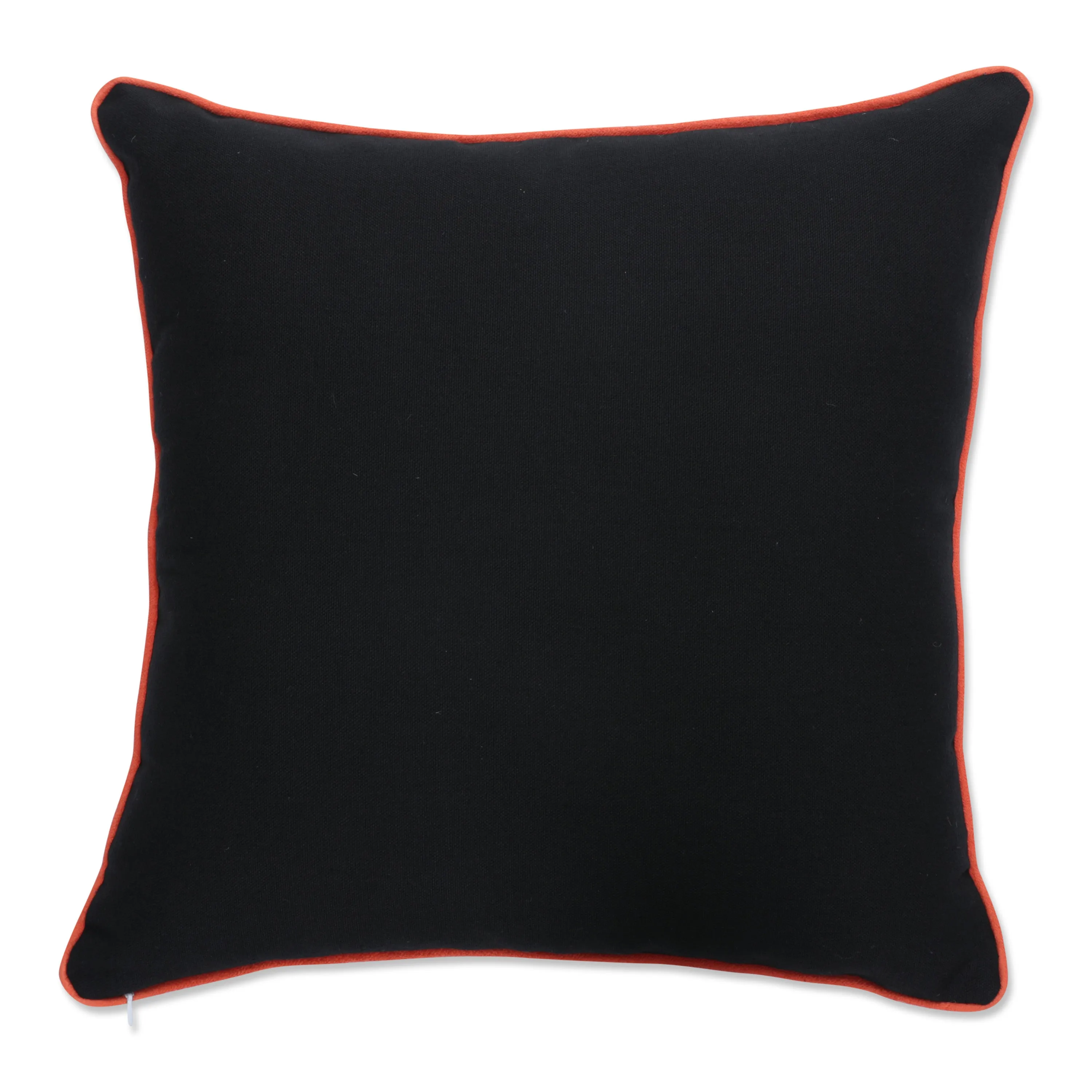 Pumpkin Fun Black 18-inch Throw Pillow