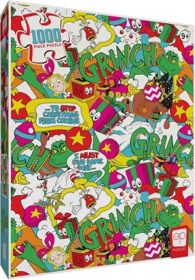 Puzzle 1000 Pieces - Dr. Seuss Grinch (Poppin) Jigsaw Puzzle