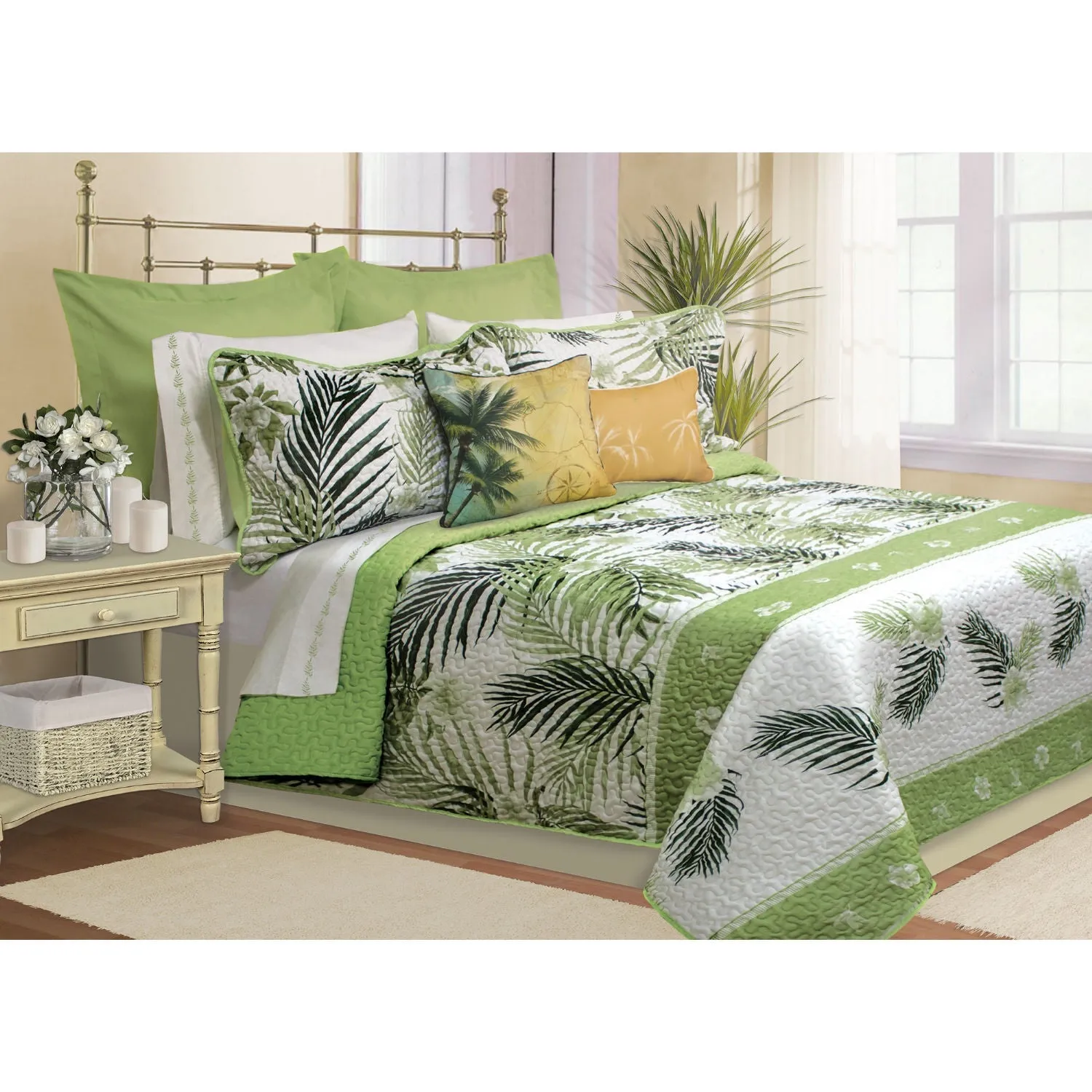 Quilt Bedding Set 5 Piece Tahiti