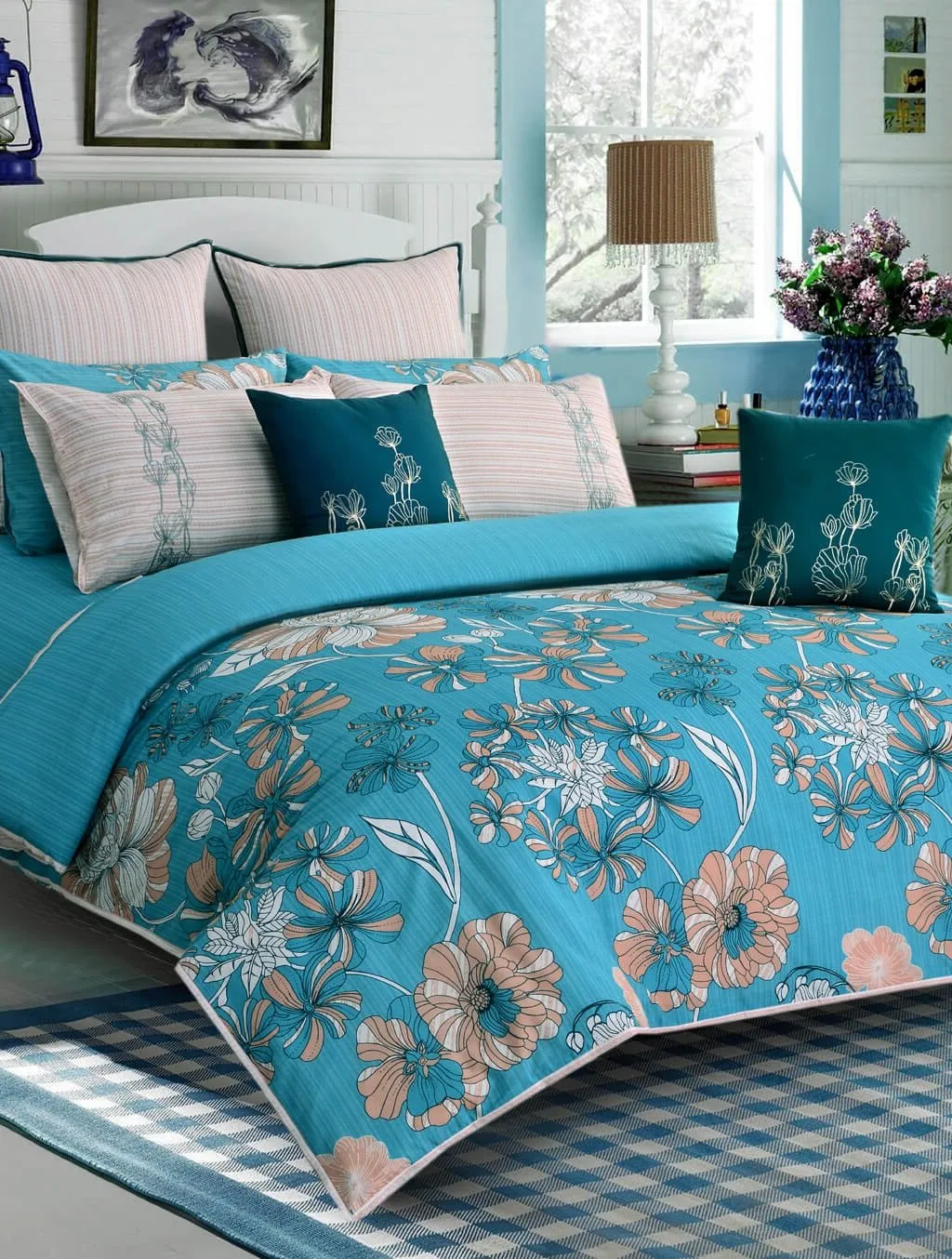 QUILT COVER PRESTIGE FLOWER