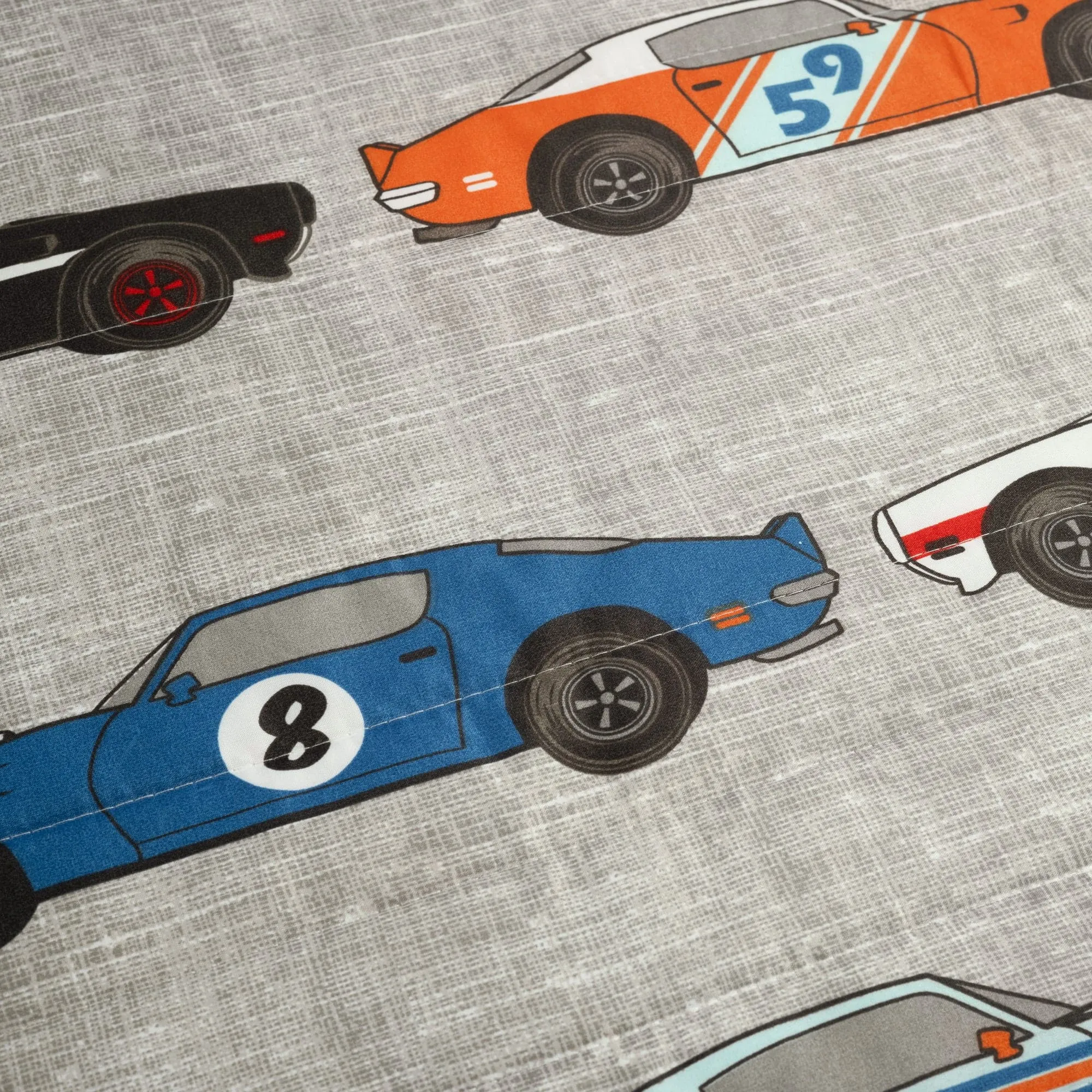 Race Cars Reversible Quilt Set   Sheet Set Combo