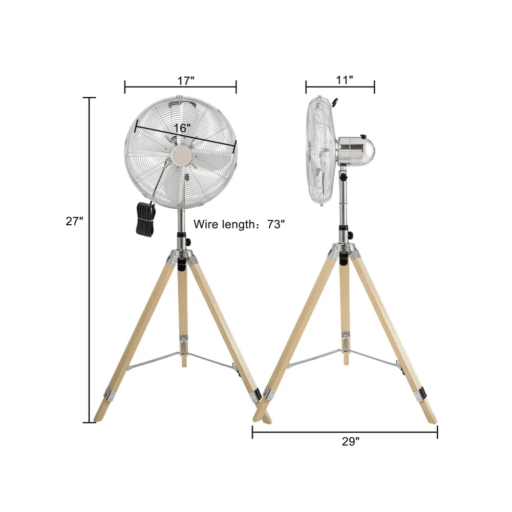 Retro Nostalgic Tripod Fan-16inch