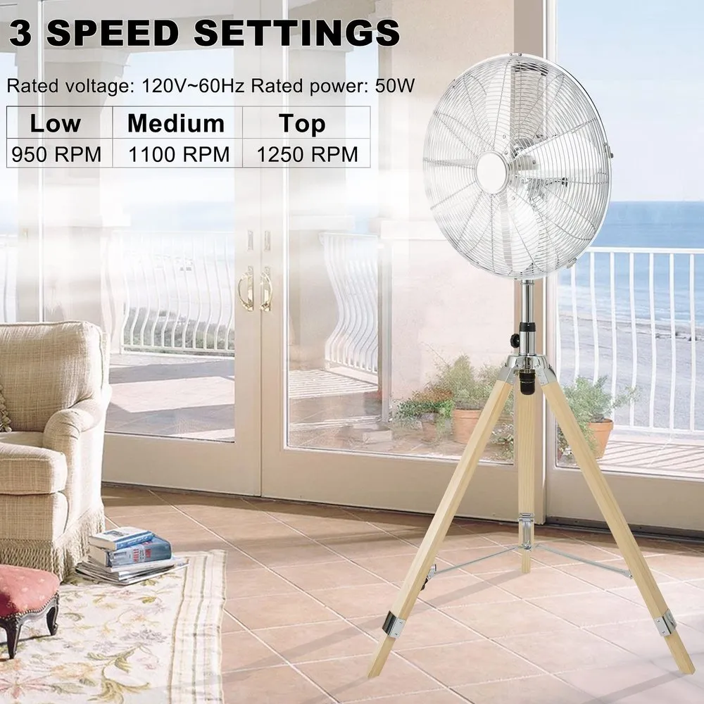 Retro Nostalgic Tripod Fan-16inch