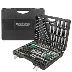 Rockforce Wrench Set 218Pcs. 1/2" 3/8" 1/4" Rf-42182-5