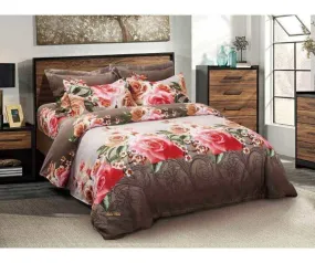 Rose Medley, 6 Piece Duvet Cover Set