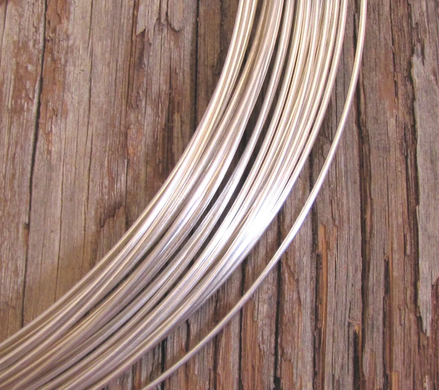 Round wire, 14 Gauge Sterling, Sterling silver wire, Dead soft wire, 12 inches, ring wire, bracelet wire