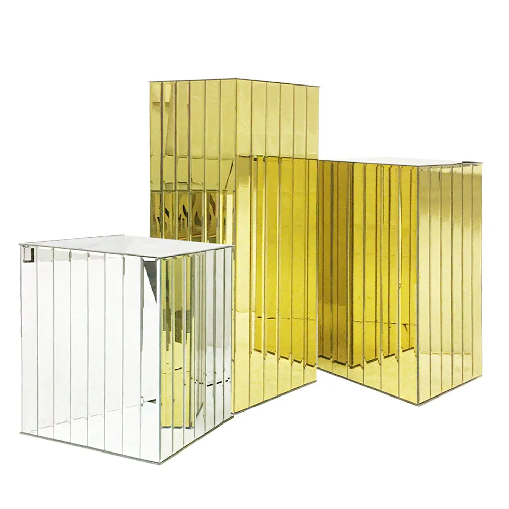 Segmented Mirror Display Block Column / Pedestal