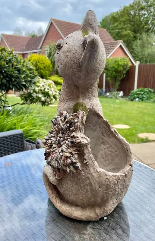 Sitting Cat Pebble Planter