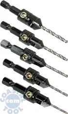 Snappy 40030 5 Piece Gold Screw Countersink Set