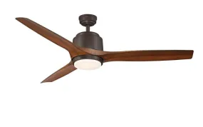 Sora Outdoor 56 Inch Textured Brown Ceiling Fan