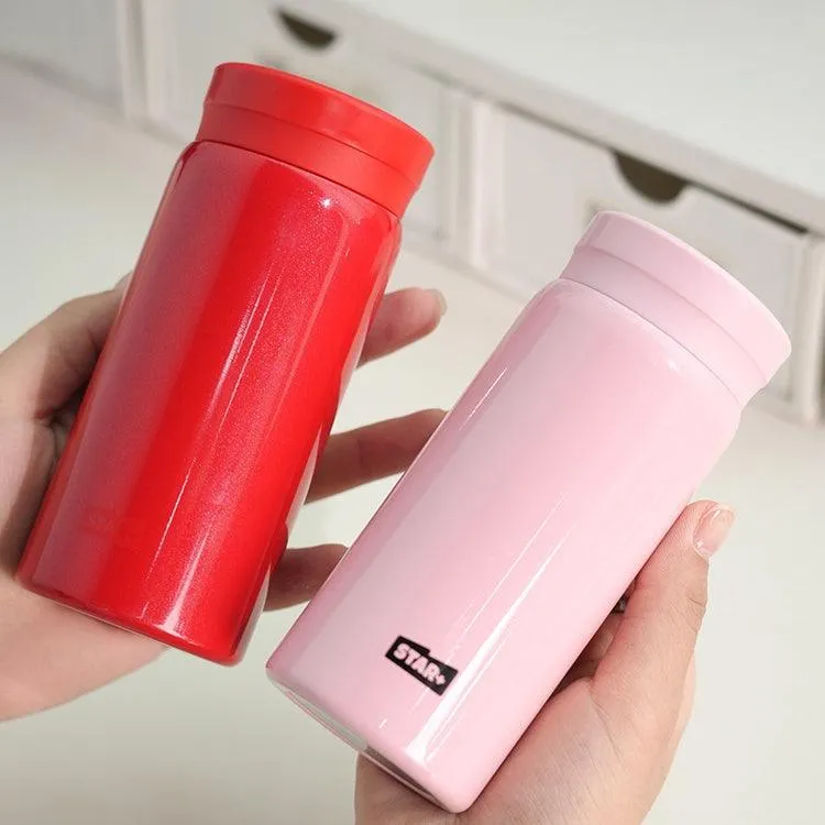 STAR  Portable Mini Thermos Flask – 200ML Vacuum Insulated Stainless Steel Bottle