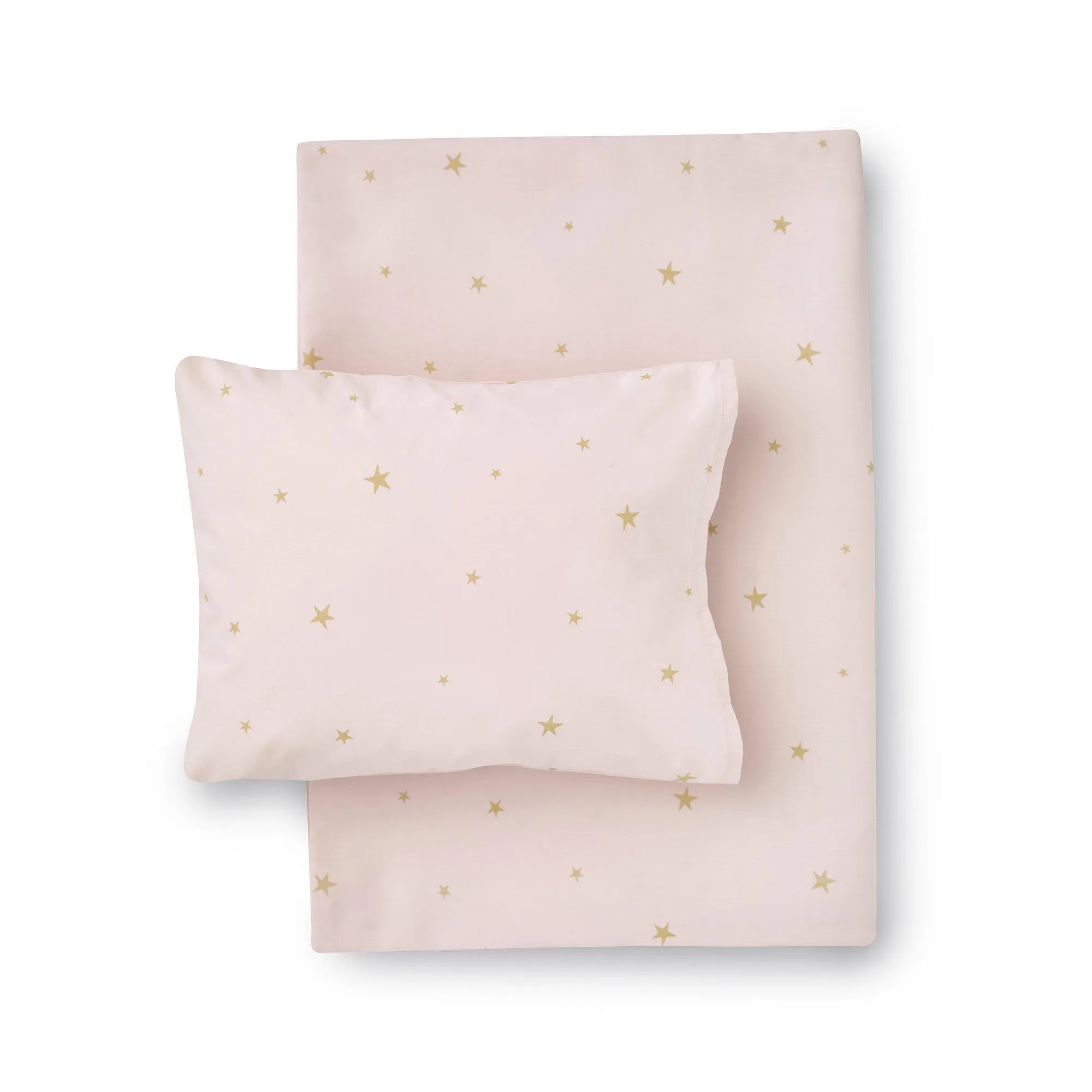 Starry Sky Organic Bed Linen Set - Pale Rose