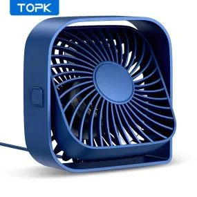 Stay Cool AnywhereTOPK Mini Desk Fan