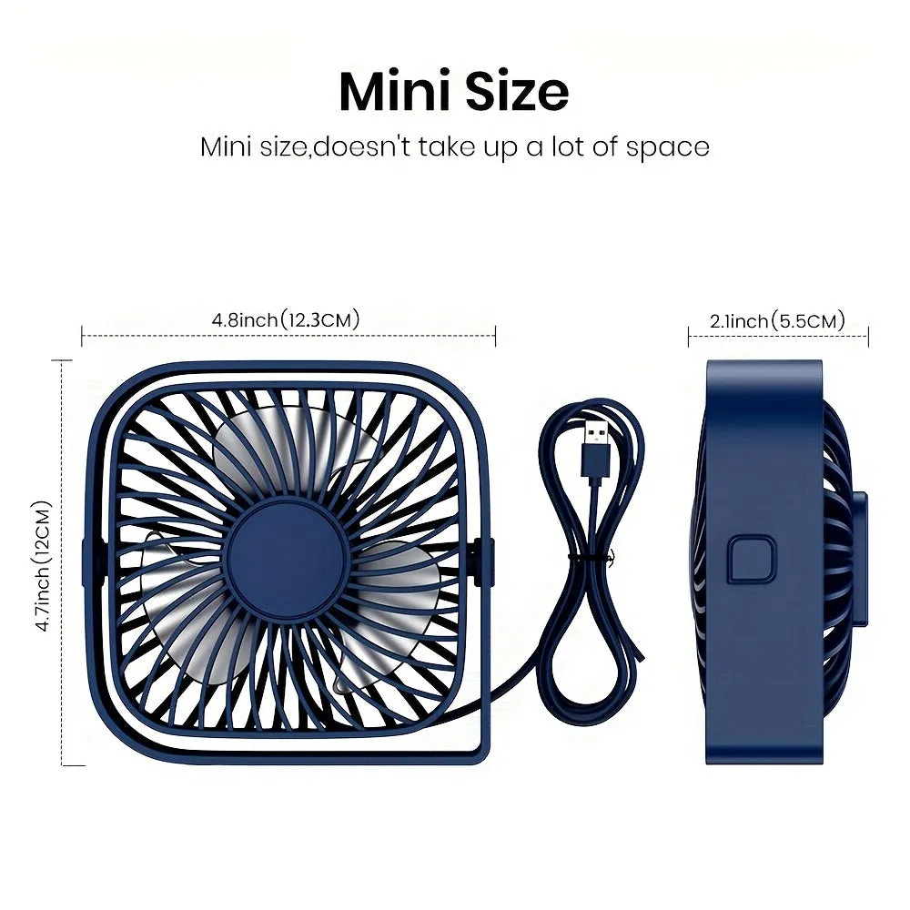 Stay Cool AnywhereTOPK Mini Desk Fan