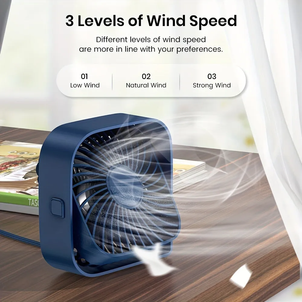 Stay Cool AnywhereTOPK Mini Desk Fan